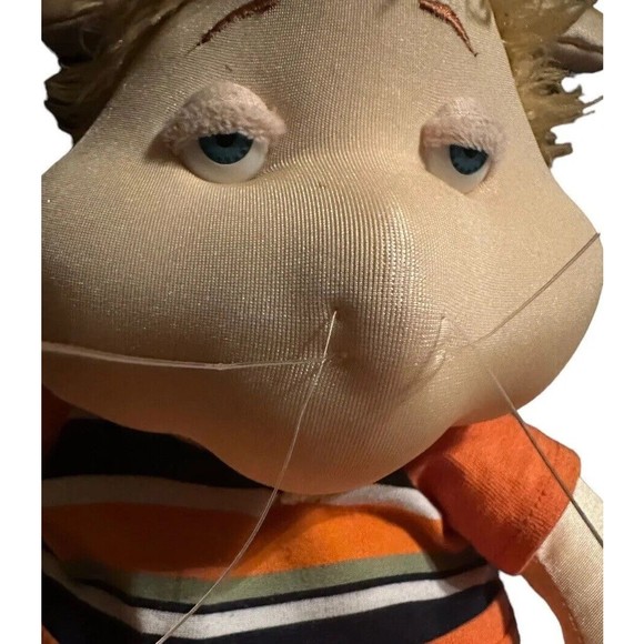 PELUCHE Toy Doll TOPO GIGIO MARIA PEREGO 18” Working Sound Orange Clothes Rare - Picture 4 of 17